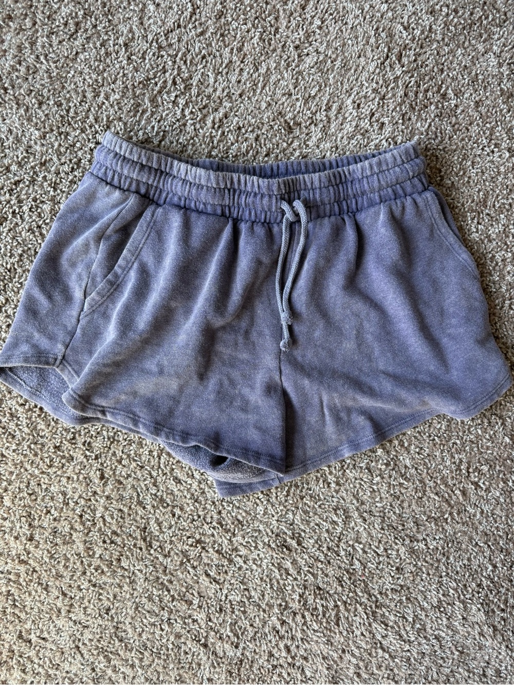 SO Women's Athletic Drawstring Shorts - Lavender